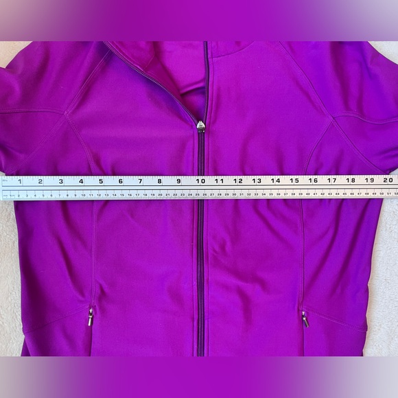 Lucy Athletic Zip-Up Jacket Purple Size Large - Picture 7 of 10